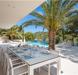 Luxury 6 Bedroom Brac Island Beach Front Villa With Heated Infinity Pool and lift near Sumartin sleeps 12